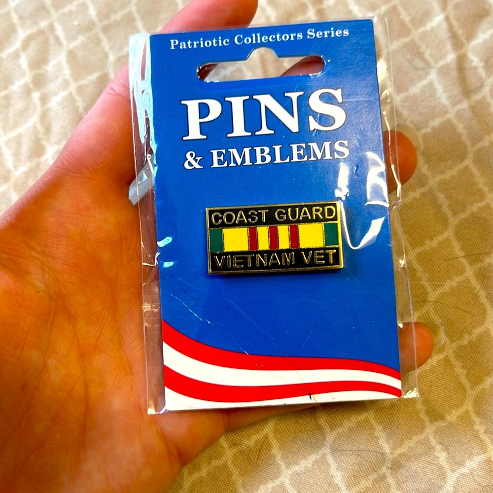 Coast guard Vietnam vet pin